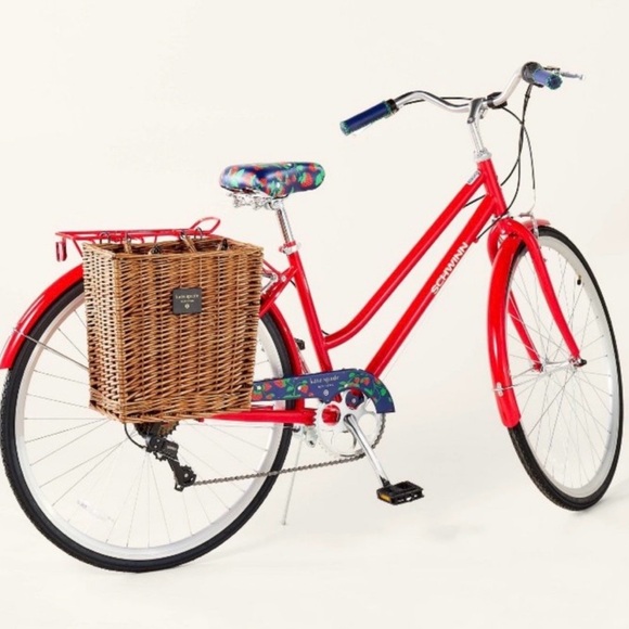 Kate Spade New York Brown Wicker Bicycle Basket. Target Limited - Picture 3 of 3